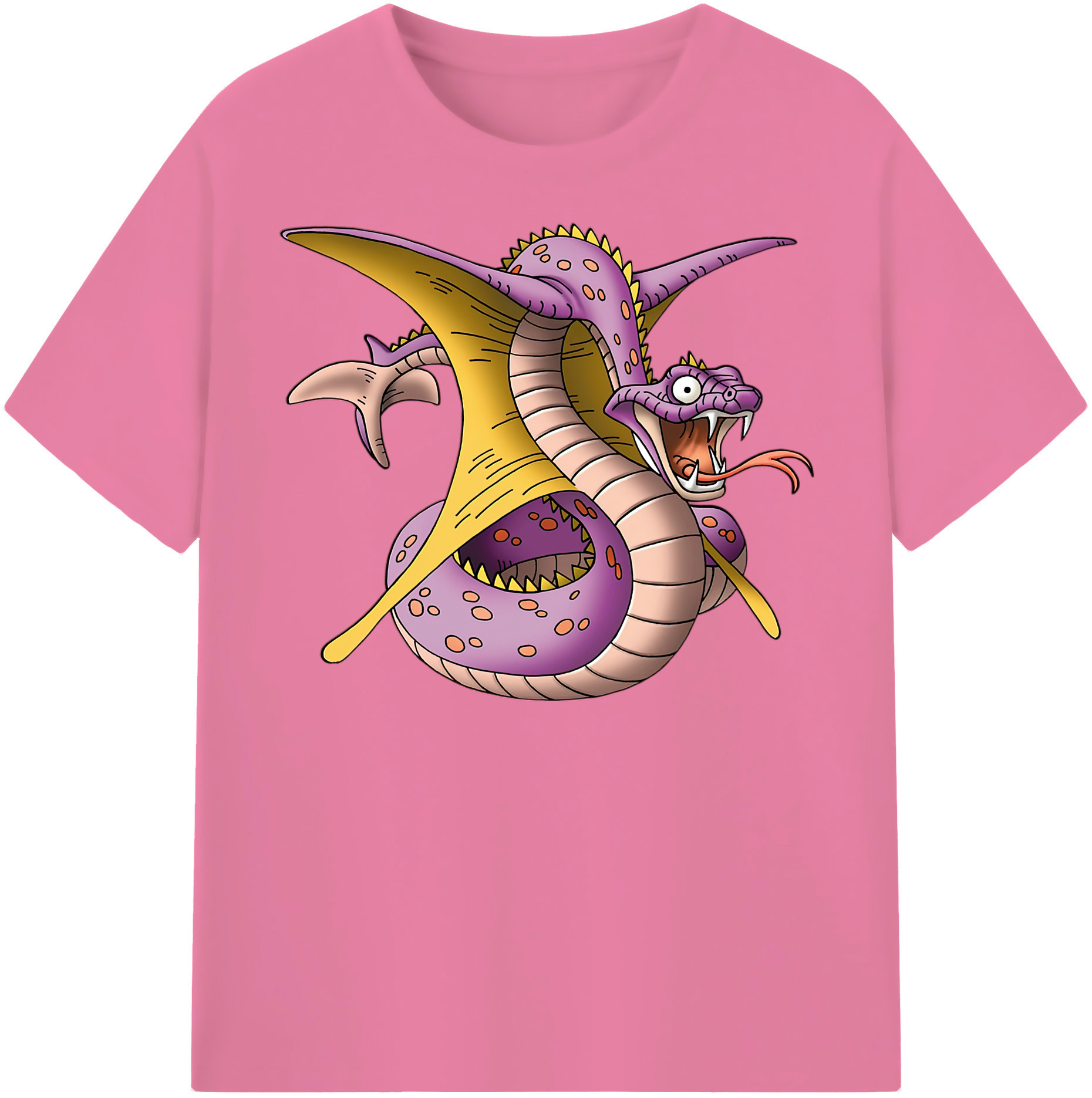 （画像用） ドラゴンクエスト Doragon Kuesuto Dragon Quest 綿100％半袖Tシャツ（フロントプリント）
